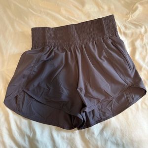 High waisted running shorts